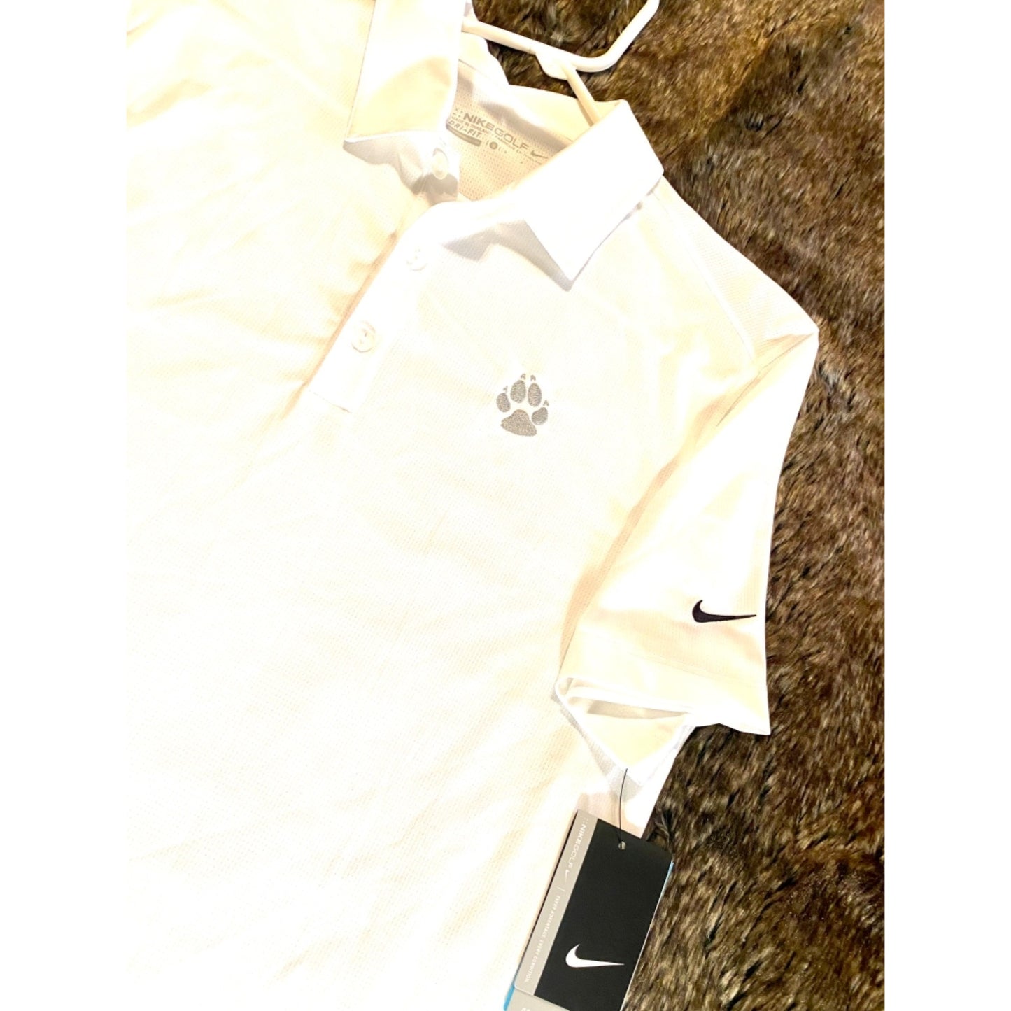 Nike Women’s Dri Fit White Golf Polo Small