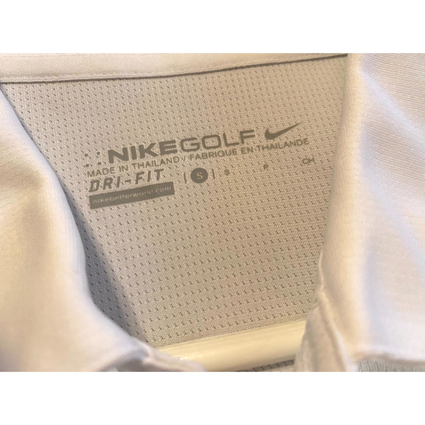 Nike Women’s Dri Fit White Golf Polo Small