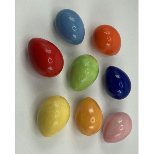 Hand Painted Glass Eggs