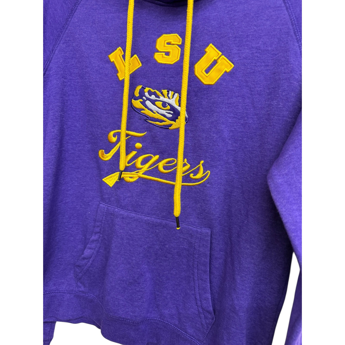 LSU Tigers Women's Purple Hoodie Sweatshirt By Colosseum Size S