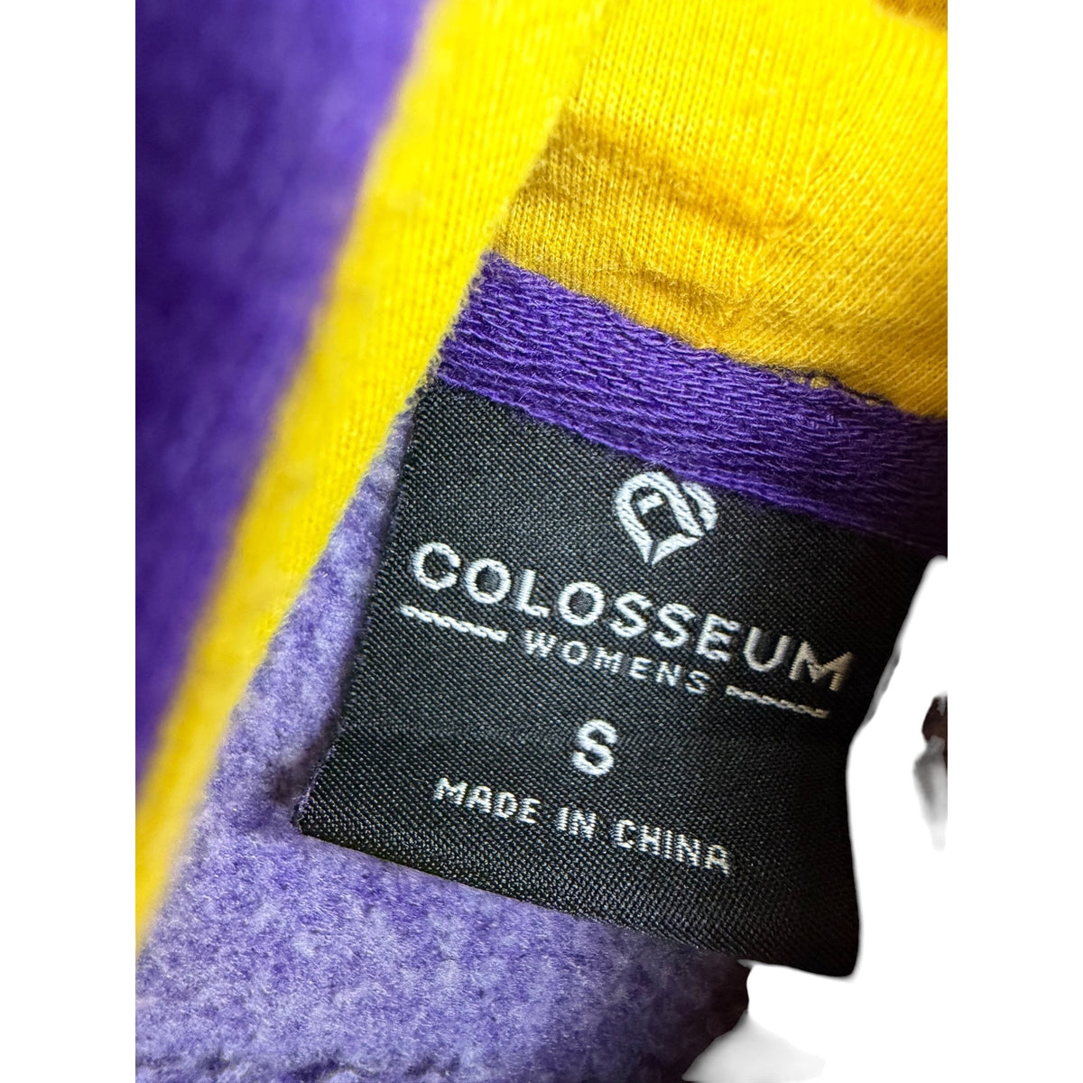 LSU Tigers Women's Purple Hoodie Sweatshirt By Colosseum Size S