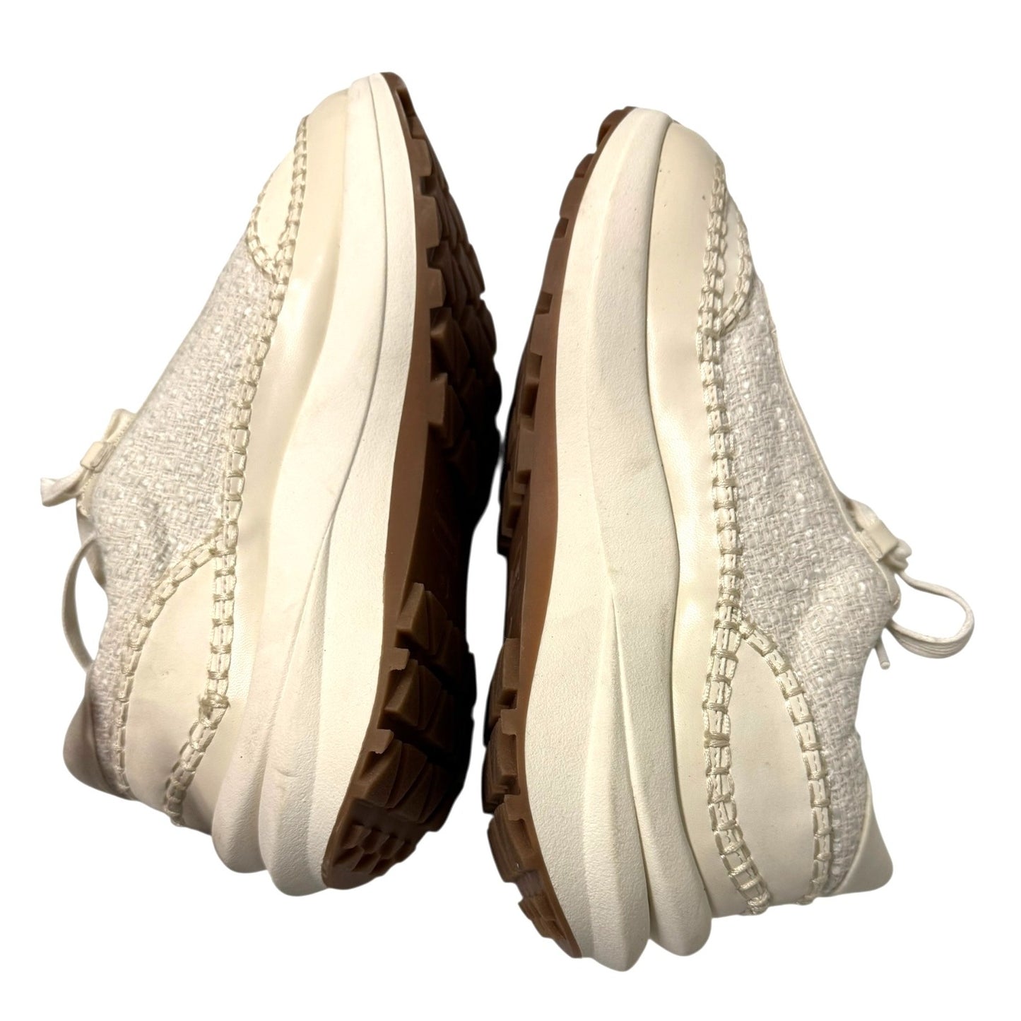 Altar'd State Women's Cream Textured Lace-Up Platform Sneakers Size 9 NWOB