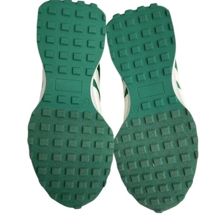 J/Slides NYC Green & White Sneakers  Womens Size 10M