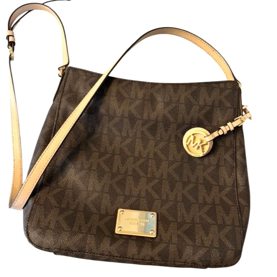 Michael Kors Jet Set Large Logo Crossbody Bag