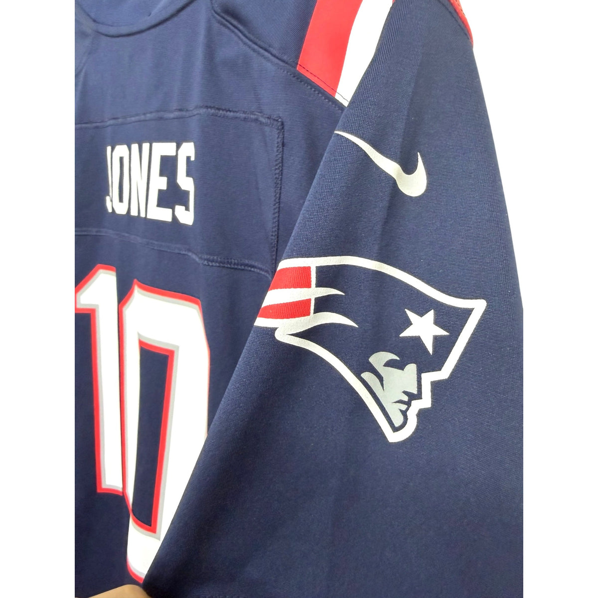 Nike Patriots Mac Jones #10 On-Field NFL Jersey Navy Size L NWT