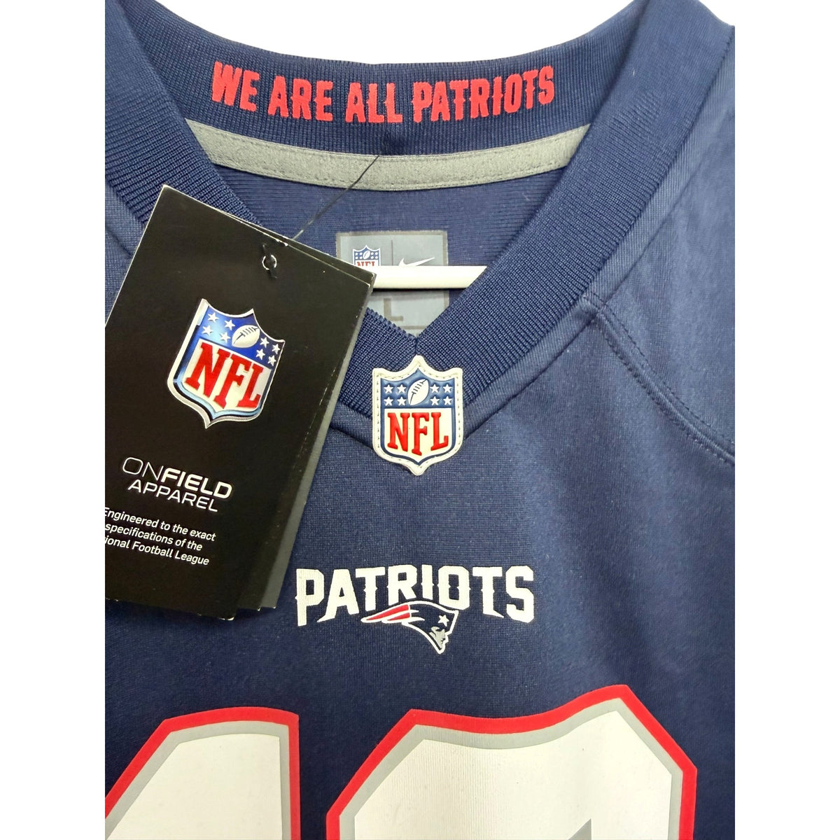 Nike Patriots Mac Jones #10 On-Field NFL Jersey Navy Size L NWT