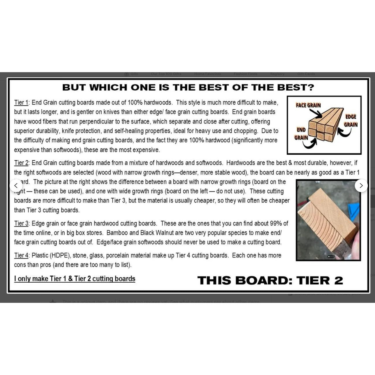Handcrafted Cedar & Pine Wooden End Grain Cutting Board  Premium Solid Wood
