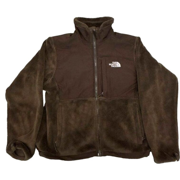 The North Face Women's Brown Fleece Zip-Up Jacket S