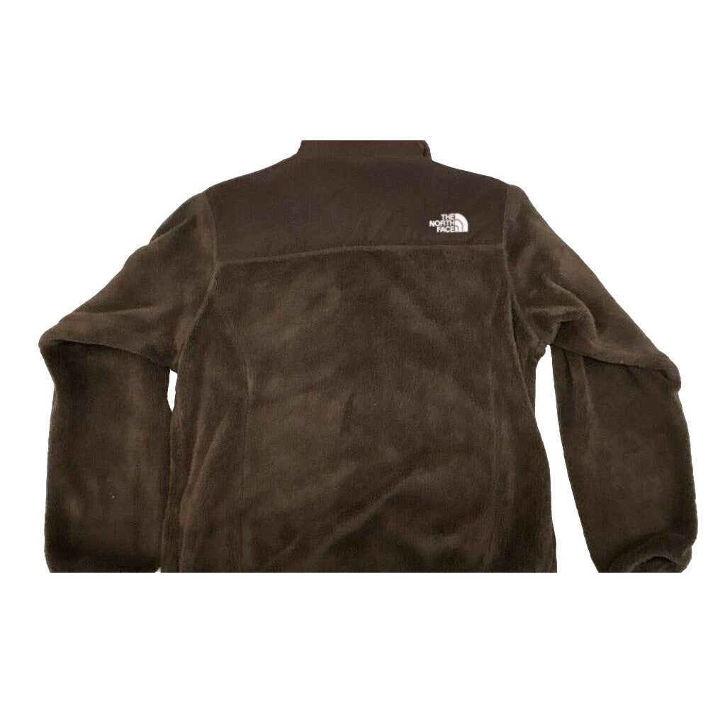 The North Face Women's Brown Fleece Zip-Up Jacket S