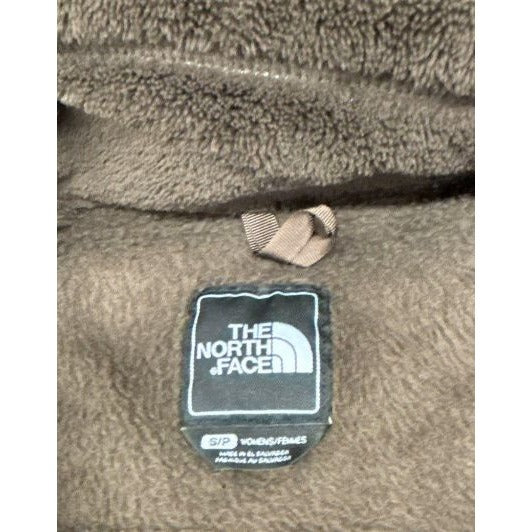 The North Face Women's Brown Fleece Zip-Up Jacket S