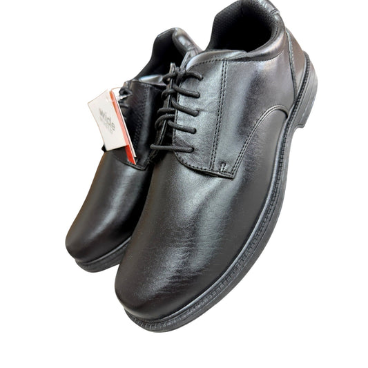 Deer Stags Men's SZ 10WW Slip Resistant Black Wide Width Oxford Shoes NWT