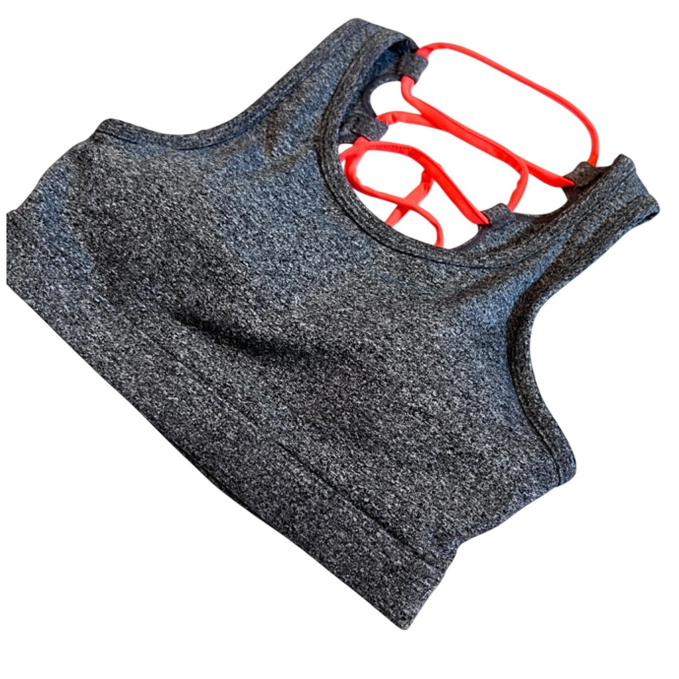 C&C California Performance Women's Heather Gray Sports Bra SZ XS NWT