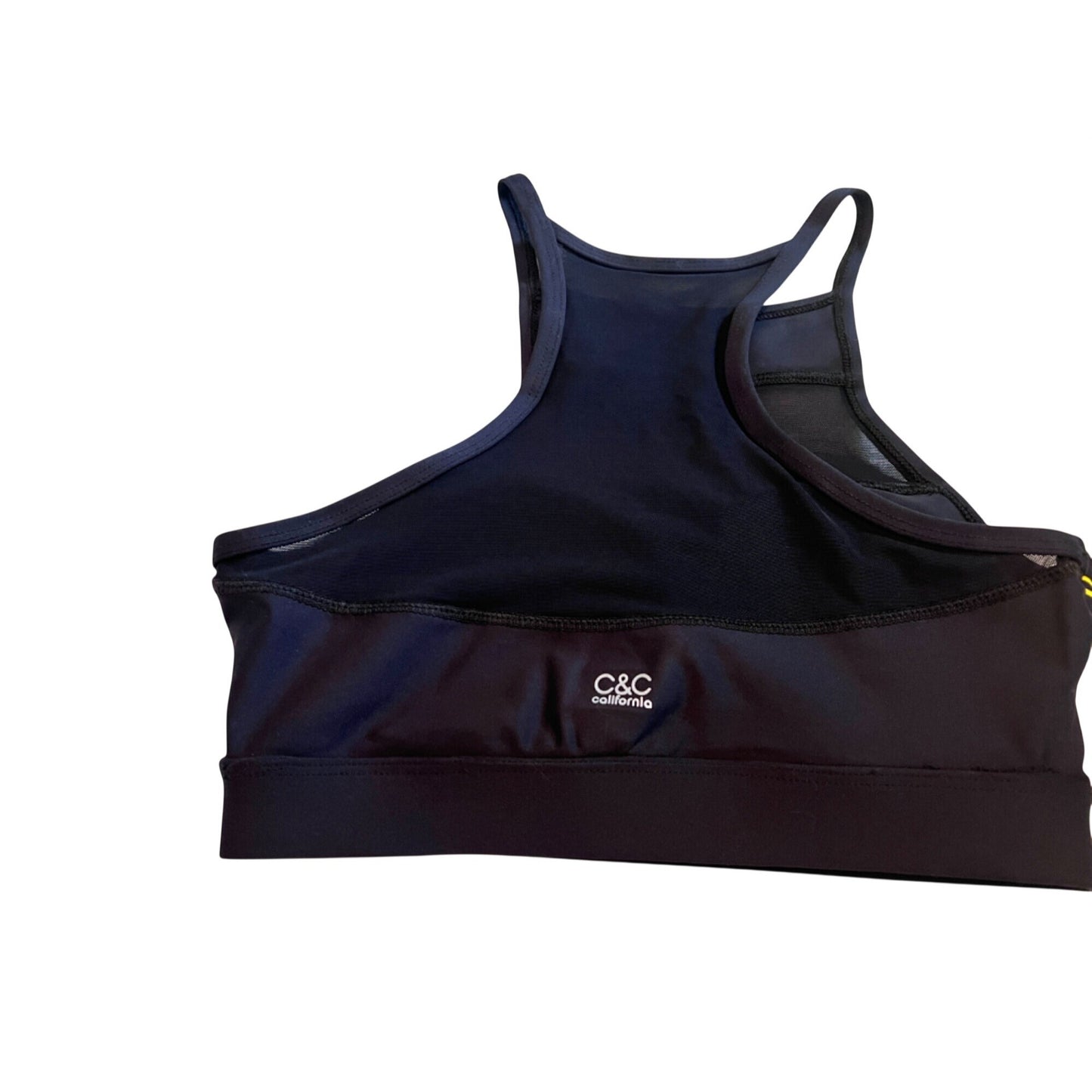 C&C California Black XS Performance Sports Bra With Moisture-Wicking & Quick-Drying Technology