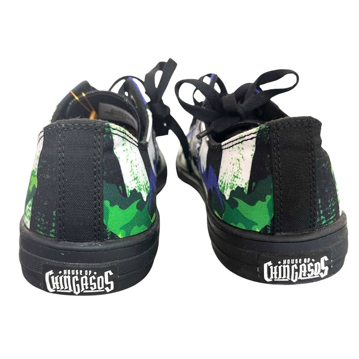Beetlejuice Striped Unisex Canvas Shoes Size 8.5 Men