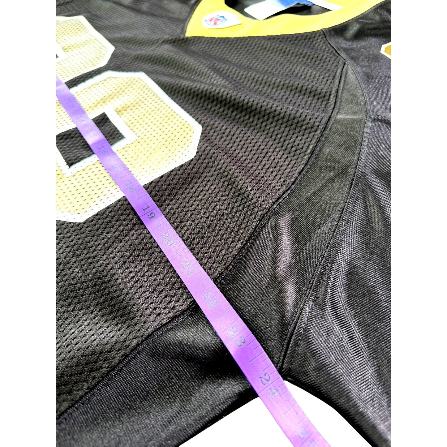 Reebok NFL New Orleans Saints Jeremy Shockey #88 Jersey Black & Gold Men's Size L