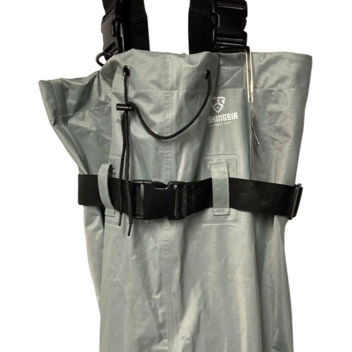 FishingSir Waterproof Bootfoot Chest Waders With Lifetime Warranty & Size 6 Boots NWT