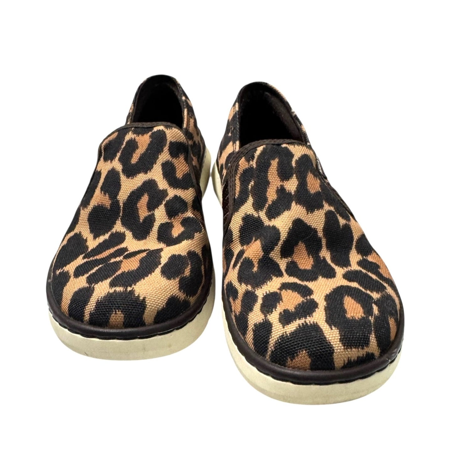 Ariat Womens Ryder Leopard Print Slip-On Canvas Shoes SZ9