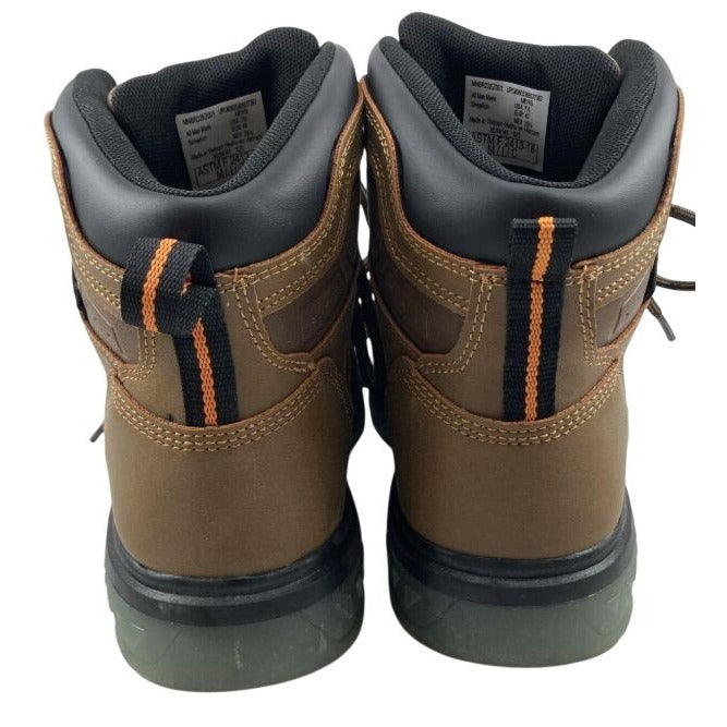 Brahma Men's Combustion 6" Steel Toe Work Boot ASTM F2413-18 Brown Size 7.5 US