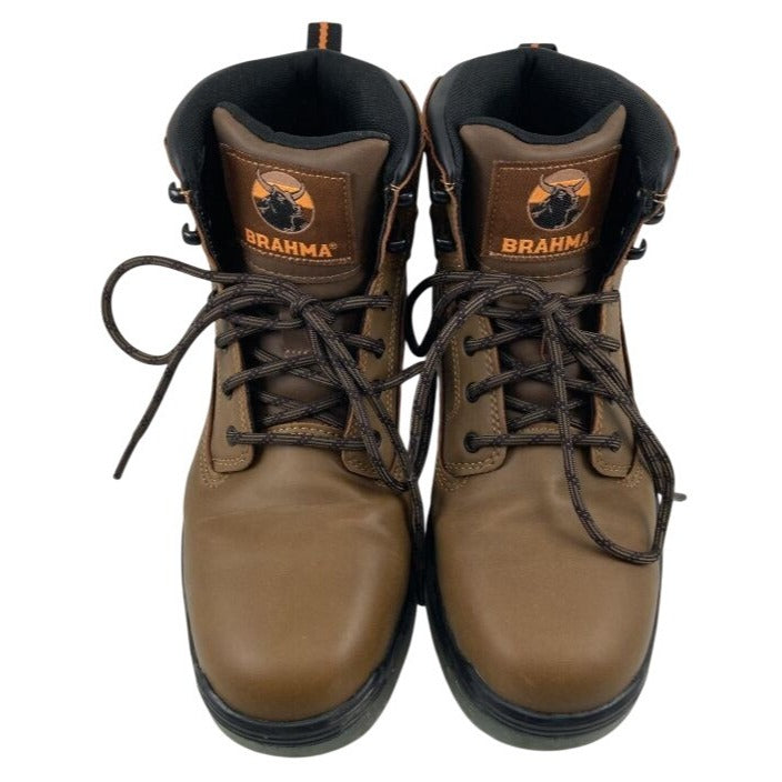 Brahma Men's Combustion 6" Steel Toe Work Boot ASTM F2413-18 Brown Size 7.5 US