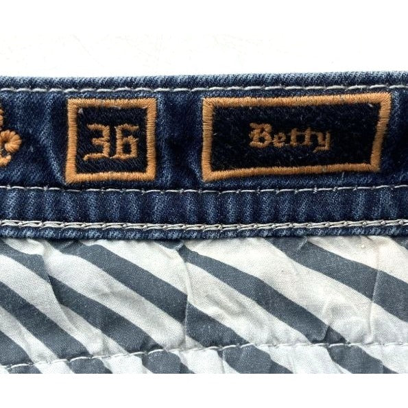 Rock Revival Betty Bootcut Jeans Dark Wash Denim Women's Size 36