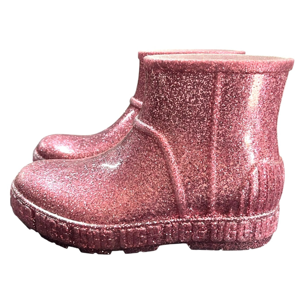 UGG Kids Rain Drizlita Glitter Boots Size 13