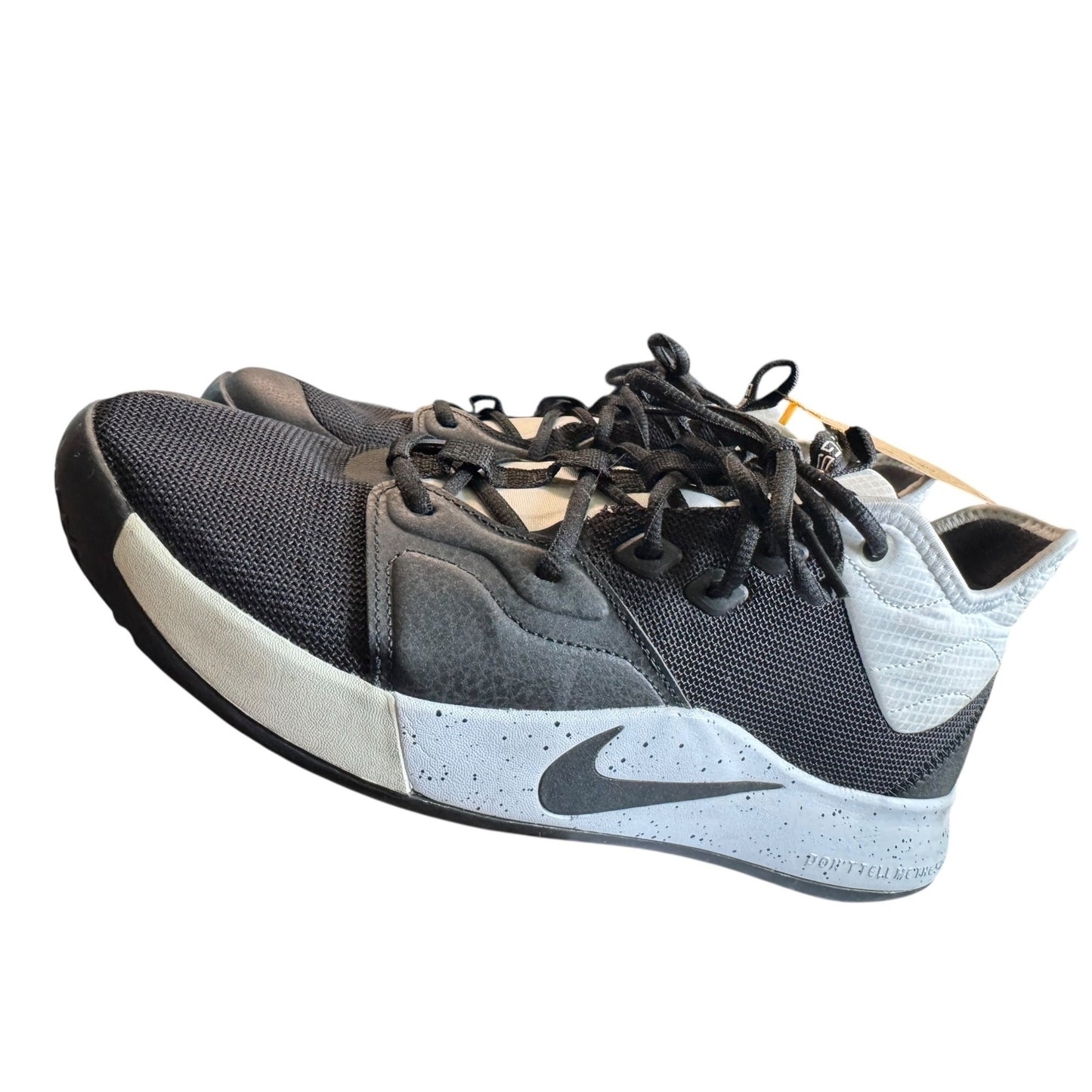 Nike PG 3 TB Black/White Men's Basketball Shoes Size 11.5 Lightweight Durable Sneakers
