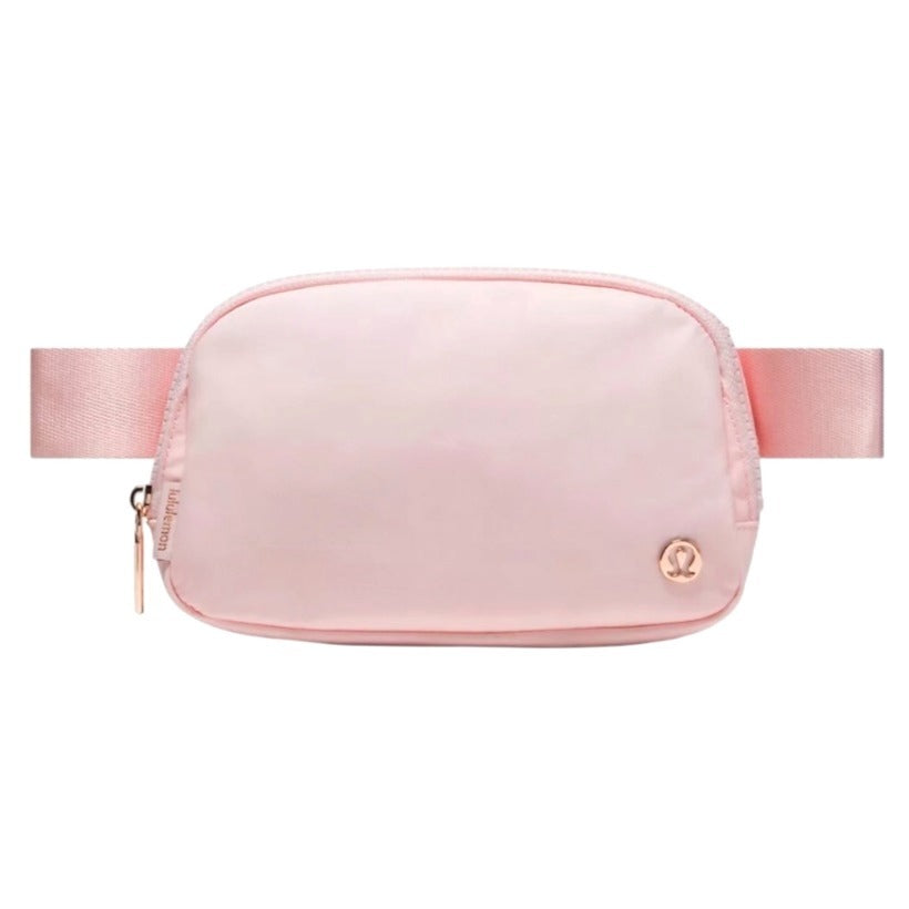 Lululemon Everywhere Belt Bag Pink Nylon Adjustable Strap