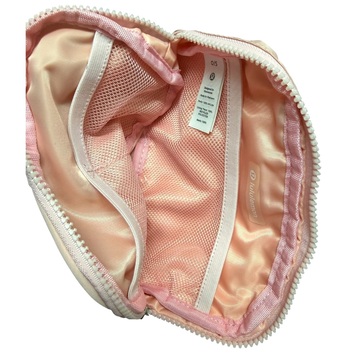 Lululemon Everywhere Belt Bag Pink Nylon Adjustable Strap