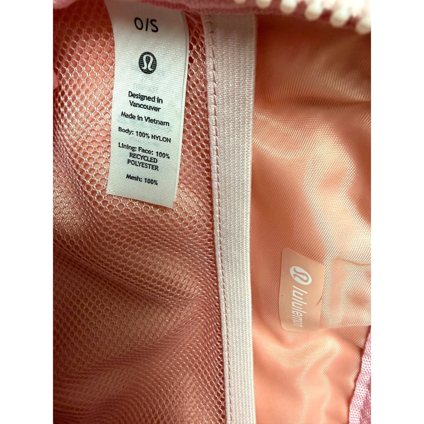 Lululemon Everywhere Belt Bag Pink Nylon Adjustable Strap