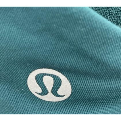 Lululemon Free To Be Zen Dark Green Strappy Back Sports Bra Size