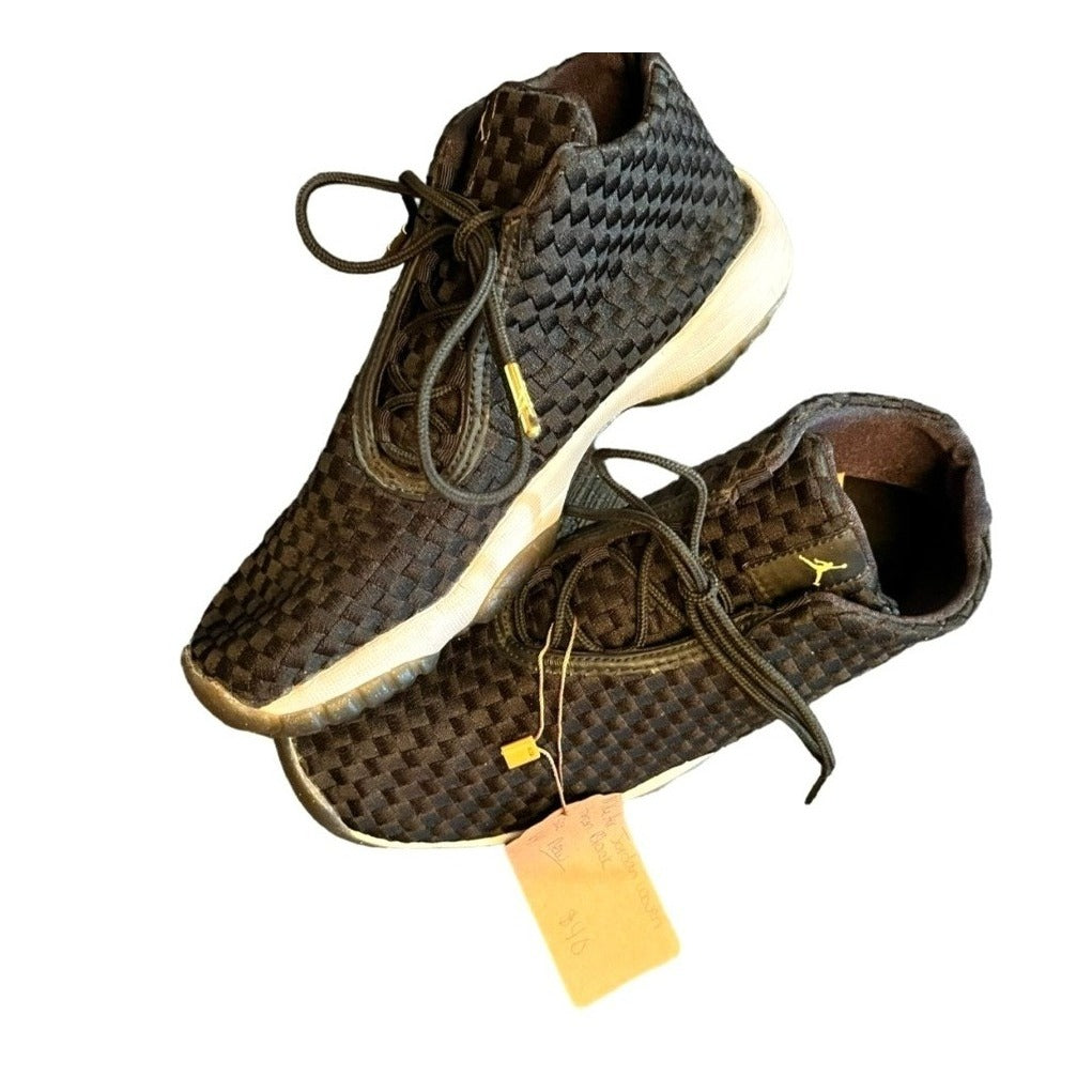 Nike Air Jordan Horizon Woven Black Sneakers Youth Size 6Y Comfortable & Lightweight