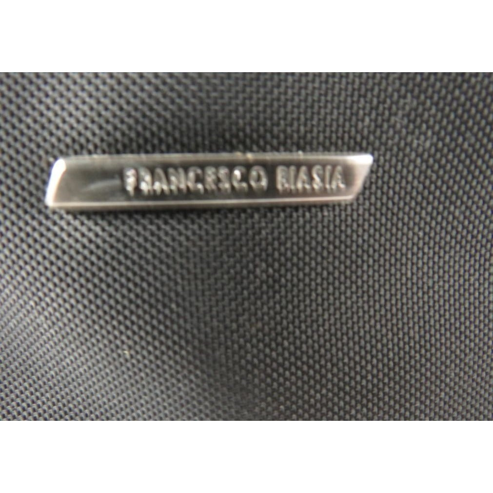 Francesco Biasia Black Shoulder Bag With Dual Straps & Zipper Closure