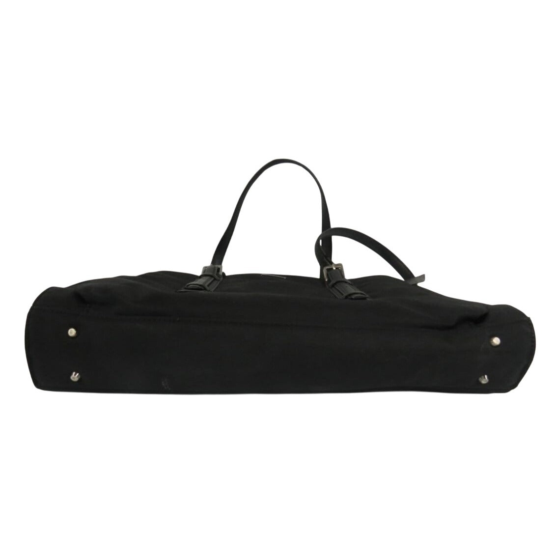 Francesco Biasia Black Shoulder Bag With Dual Straps & Zipper Closure