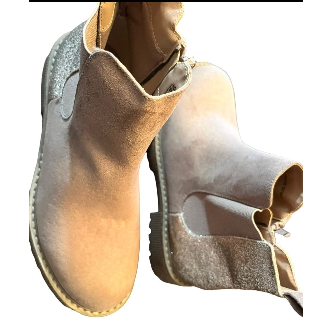 Steve Madden Girl's Glitter Chelsea Boots  Size 3 NWOT