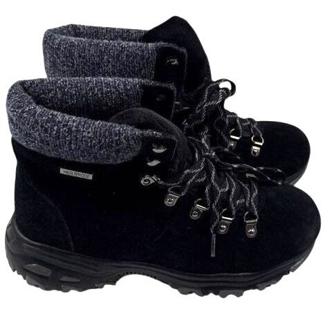 Skechers Black Winter Snow Boots Women's Size 8 NWOB