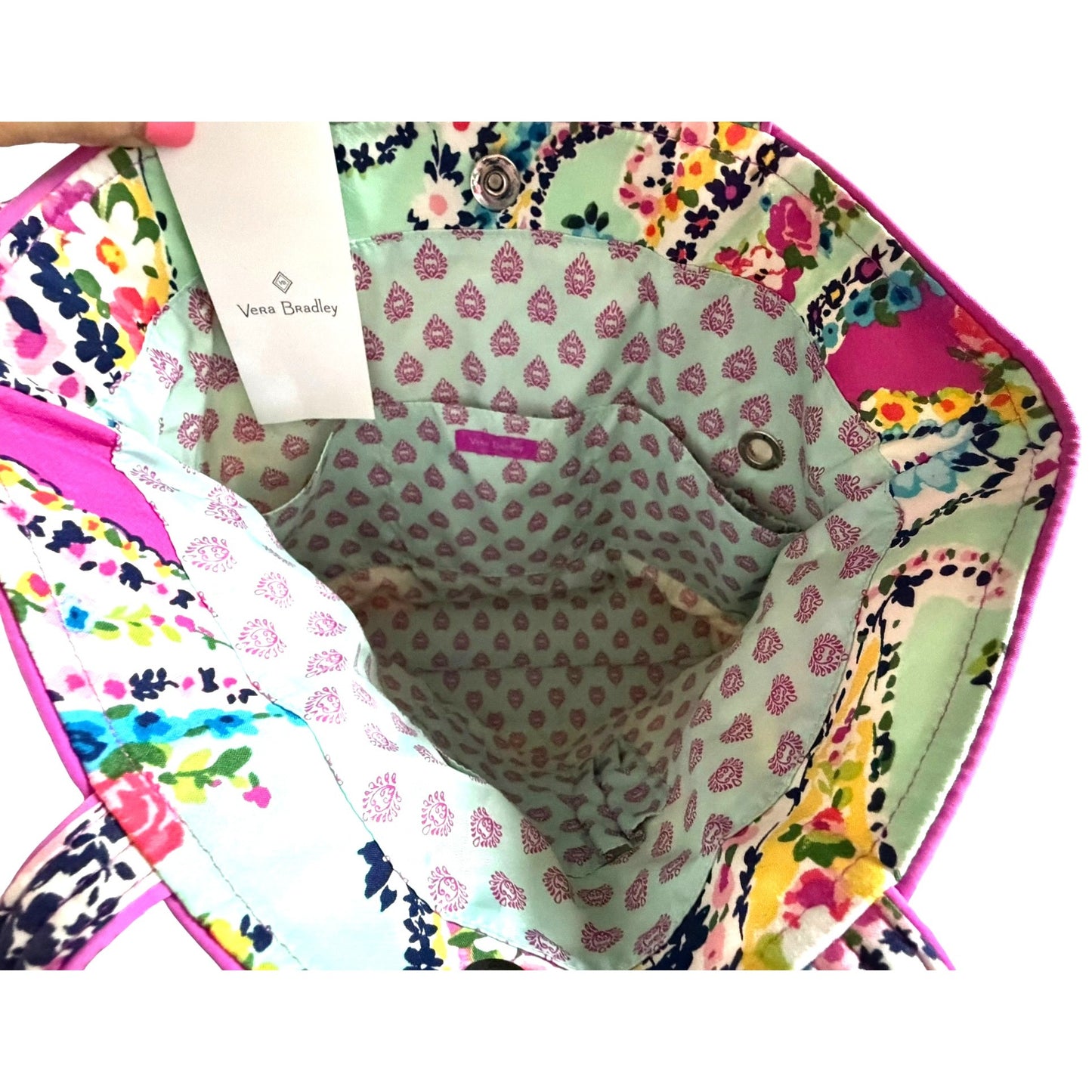Vera Bradley Tote Shoulder Bag Pink