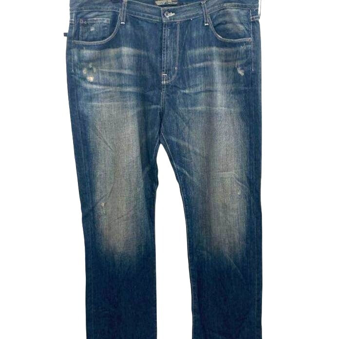Big Star Union Regular Straight Blue Dark Wash Jeans 40R Eco-Friendly NWT