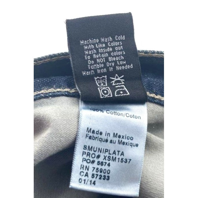 Big Star Union Regular Straight Blue Dark Wash Jeans 40R Eco-Friendly NWT
