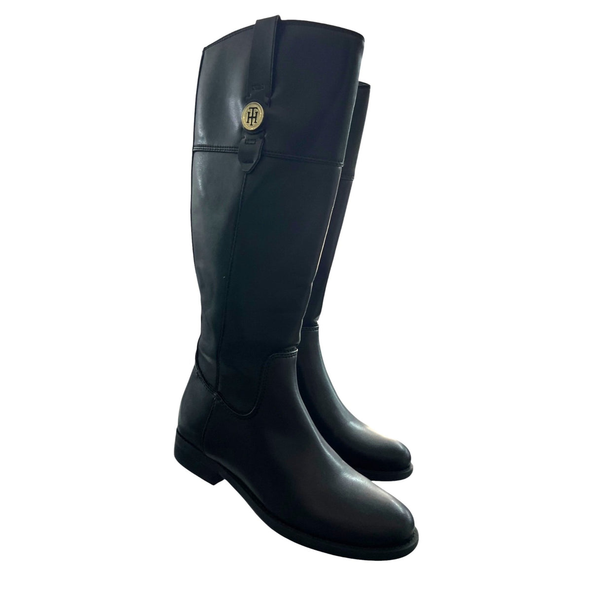 Tommy Hilfiger Black Knee-High Women's Boots Size 6.5