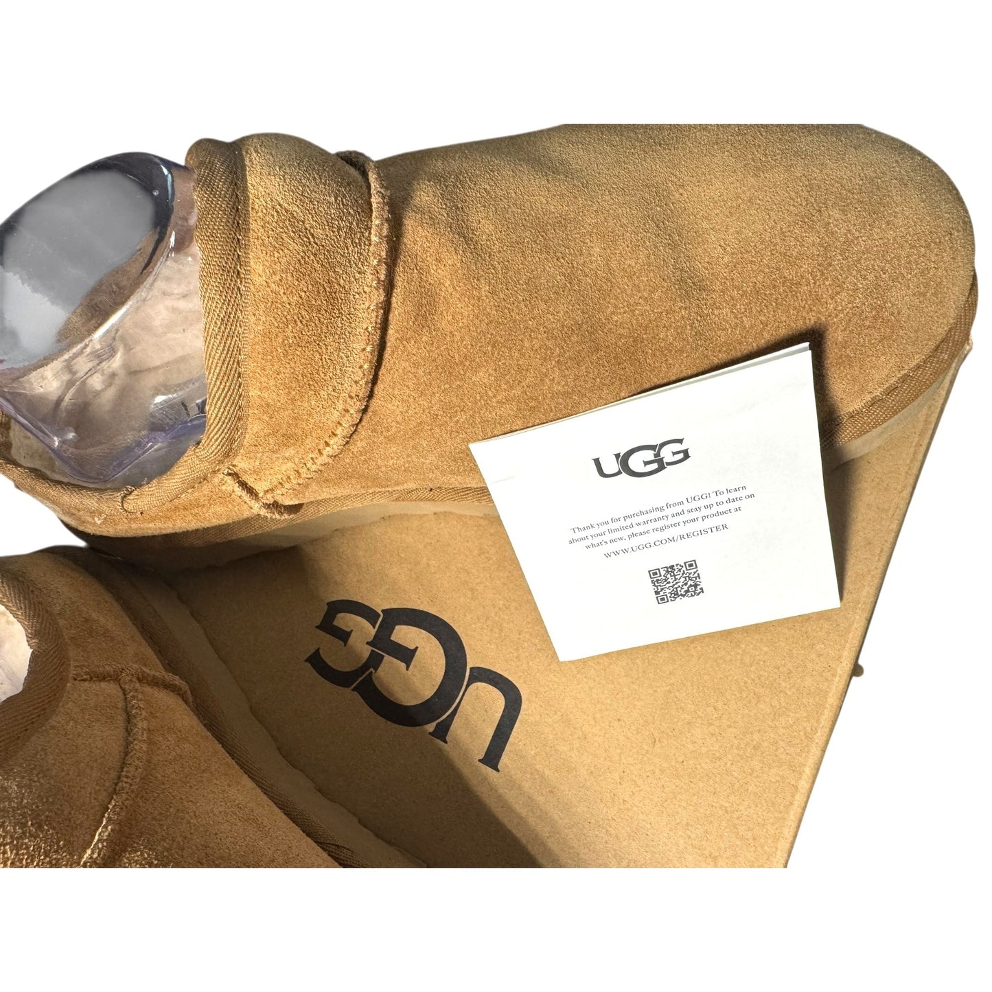 UGG Women's Tasman Slippers In Chestnut Suede Size 7-8