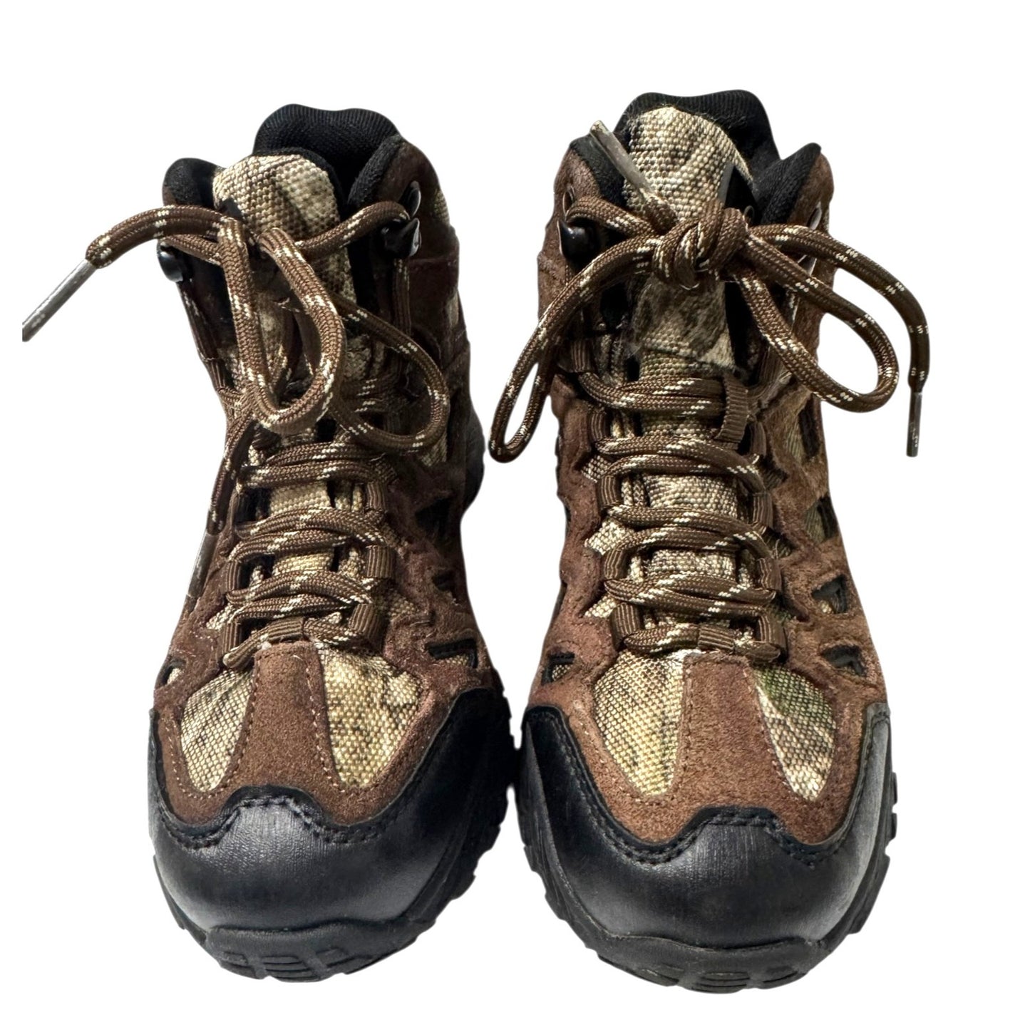 Magellan Outdoors Boys Waterproof Camo Hiking Boots Size 2