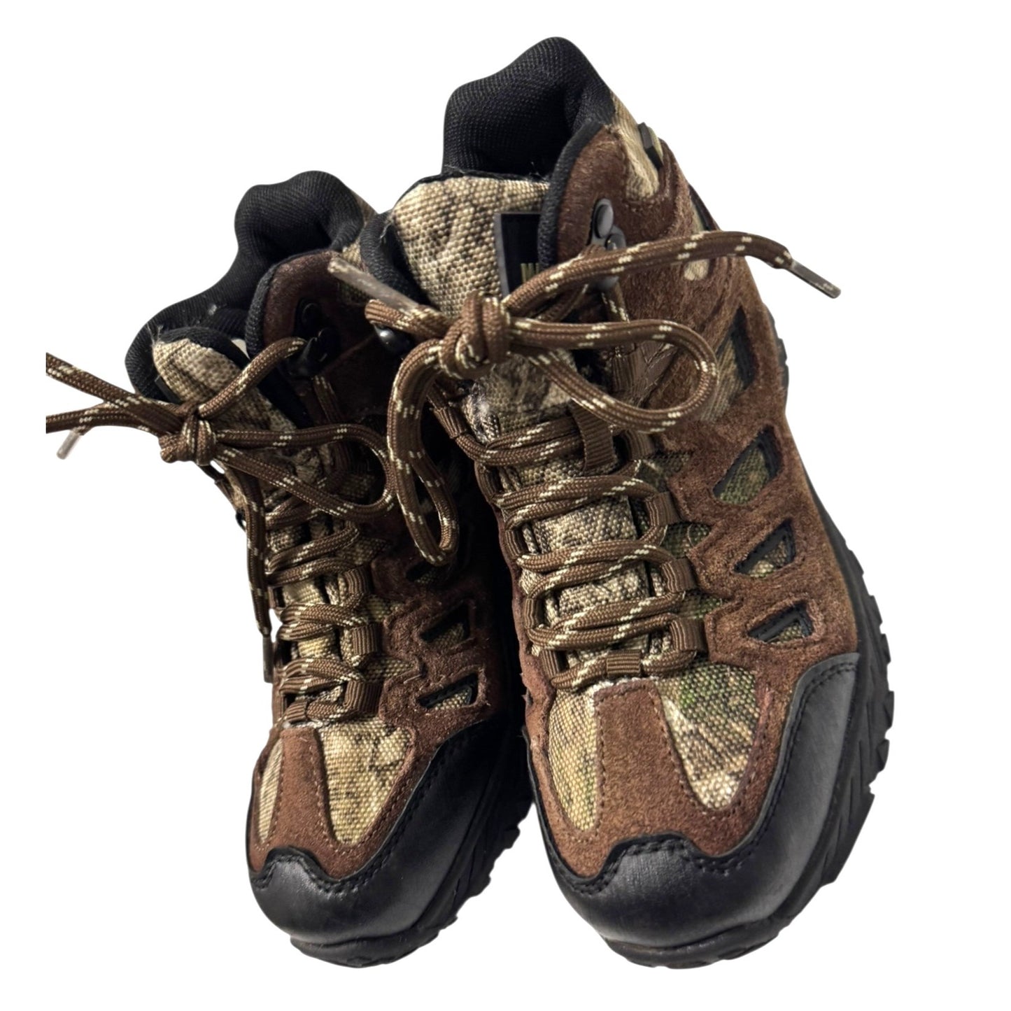 Magellan Outdoors Boys Waterproof Camo Hiking Boots Size 2
