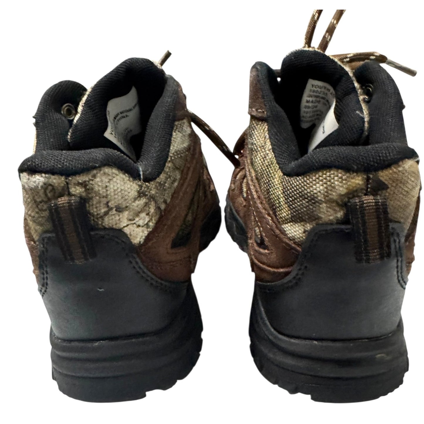 Magellan Outdoors Boys Waterproof Camo Hiking Boots Size 2
