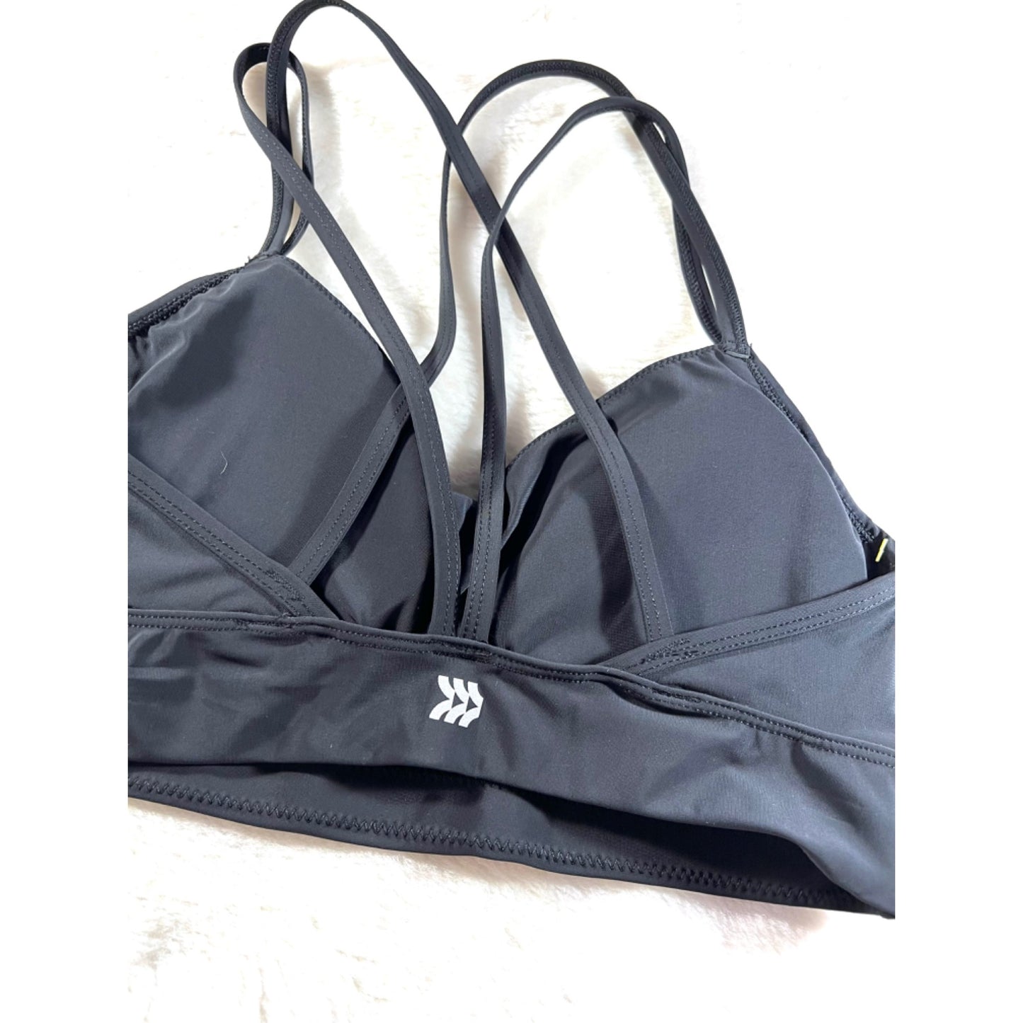 All In Motion Black Strappy Sports Bra NWT Size S