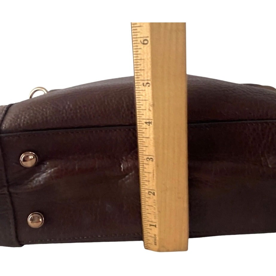 B Makowsky Studded Leather Shoulder Bag
