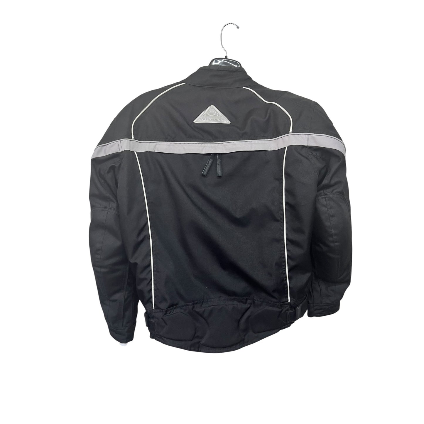 Tourmaster Jett Series 2 Men's Black Motorcycle Jacket Size M/42 Reflective Accents