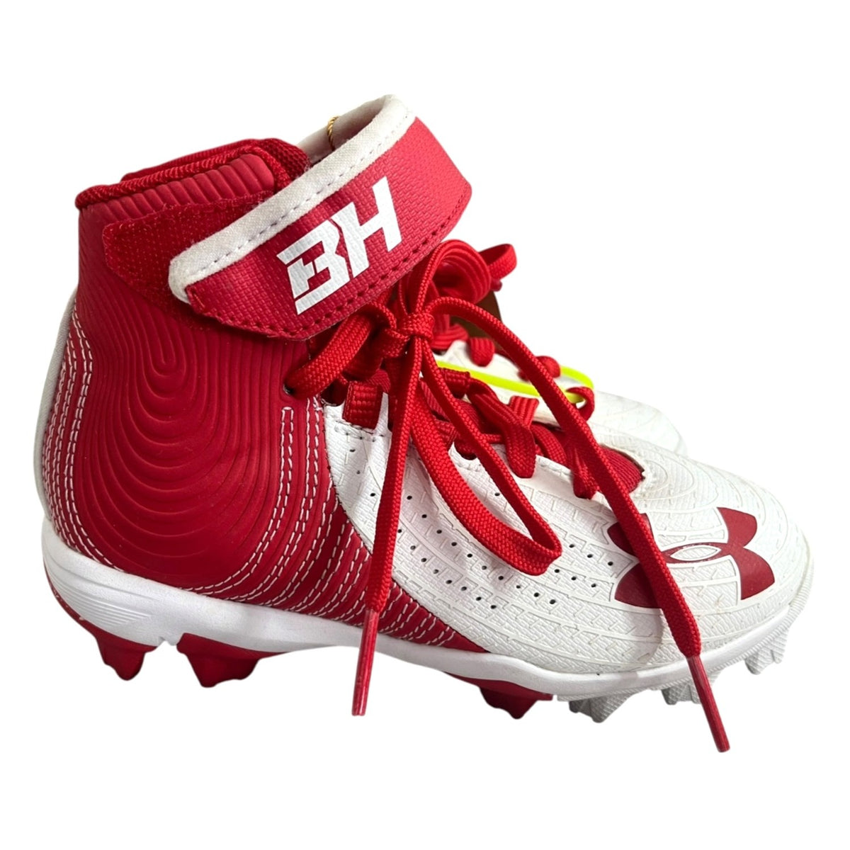 Under Armour Harper 4 Mid RM Youth Baseball Cleats Size 11K
