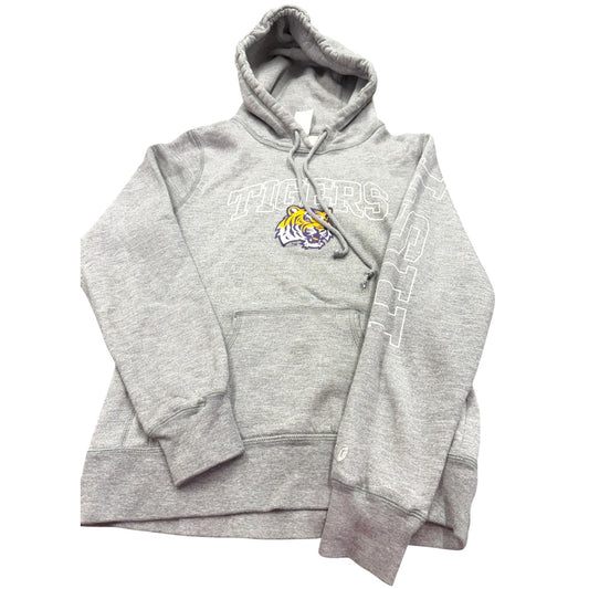 Russell Athletic Gray Hoodie With Tigers Graphic Size S