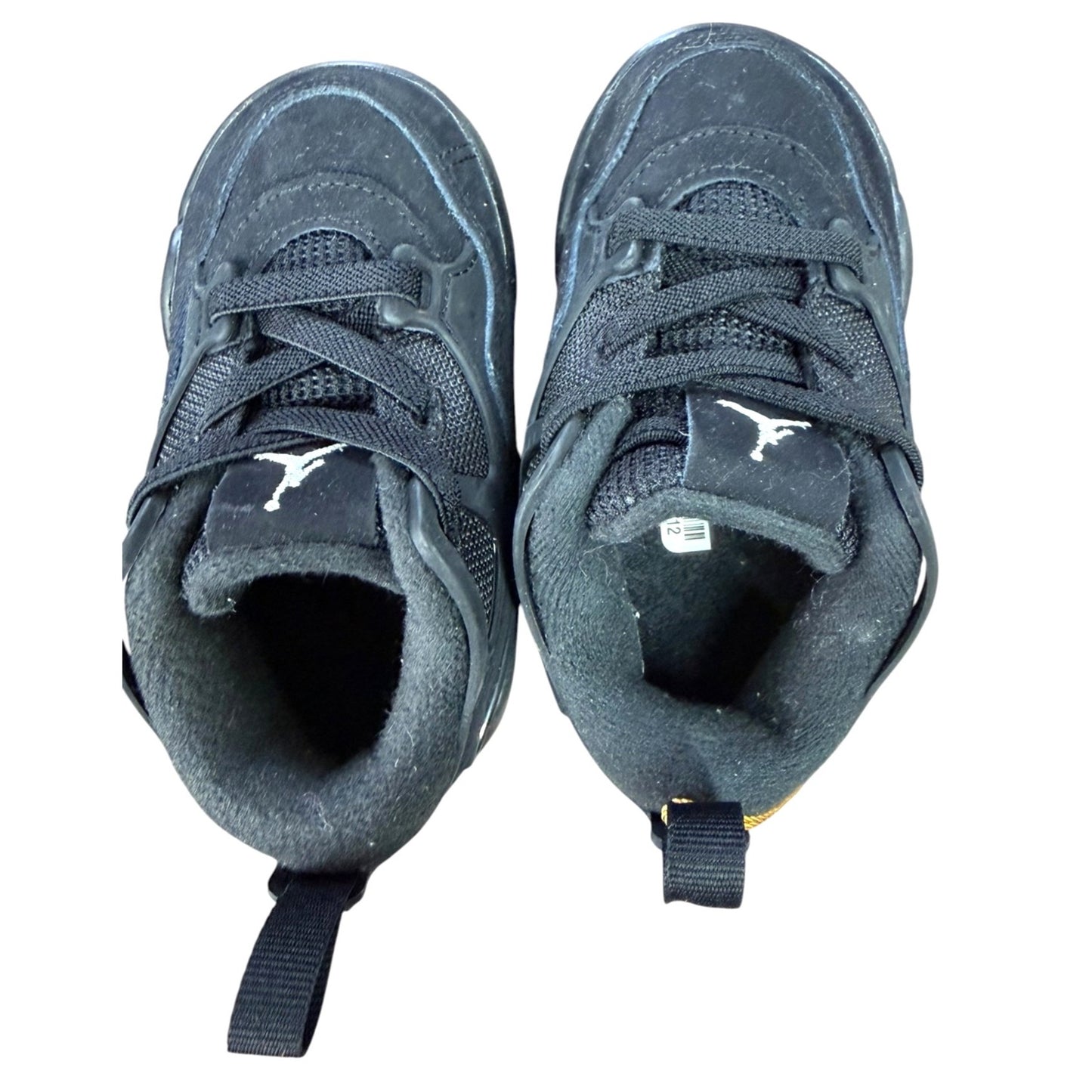 Jordan 1Z Metro TD Black/White Toddler Shoes With Box Size 5C