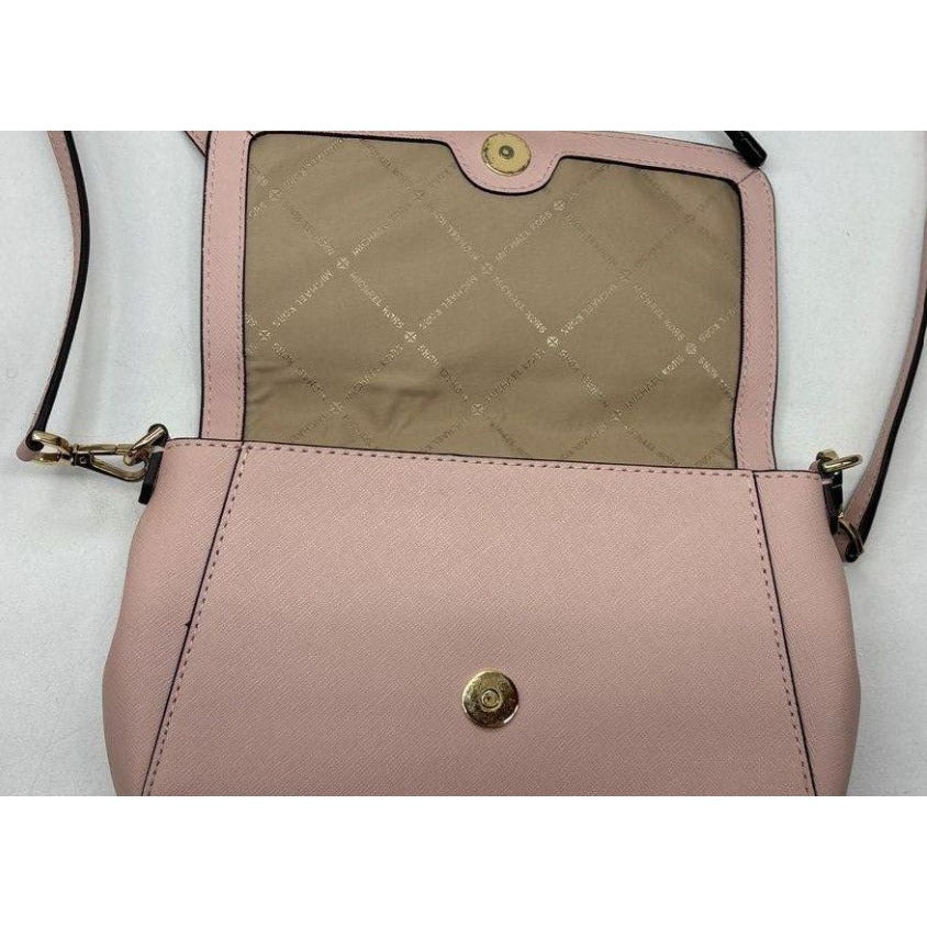 Michael Kors Saffiano Leather Convertible Crossbody Bag